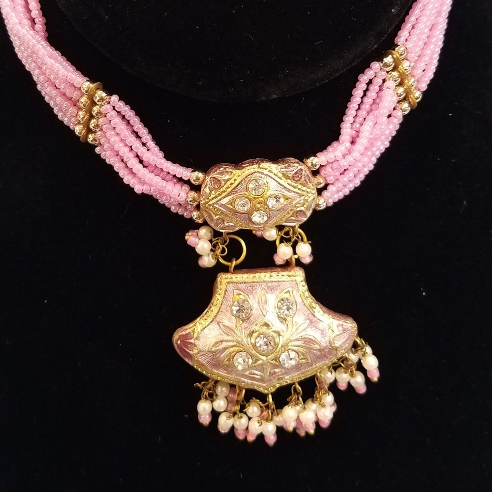 Bollywood Style Glamorous Necklace Lac Style